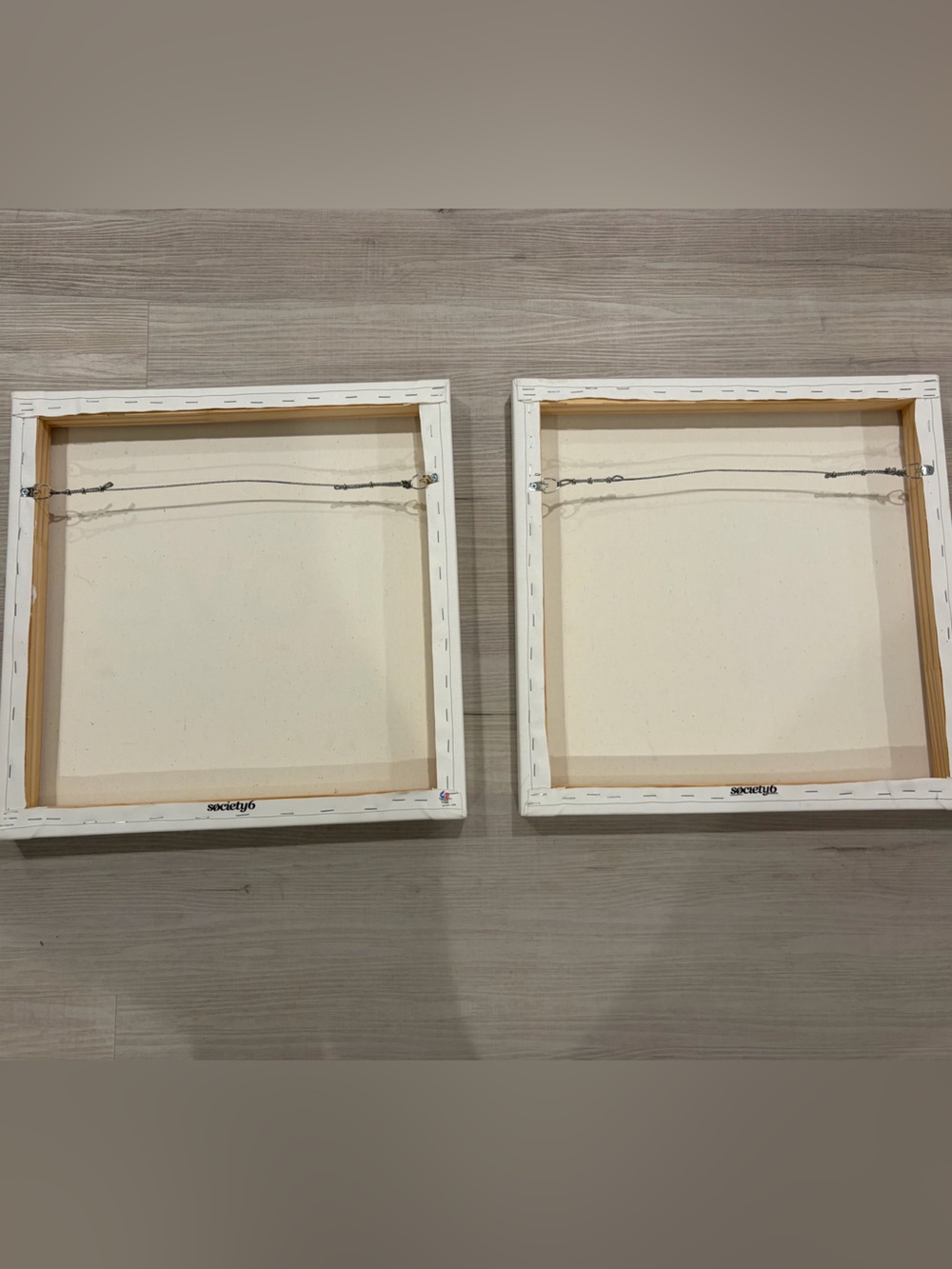 "LOVE" and "ART" Paired Canvas Wall Art - Society 6 - Picture 2 of 3